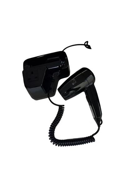 DLC 1200W 60/50Hz Wall Mounted Easy to Use Hair Dryer (Black)