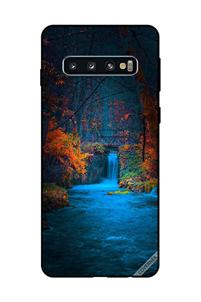 Covernex غطاء حماية لهاتف سامسونج جالاكسي S10 - شلال أزرق