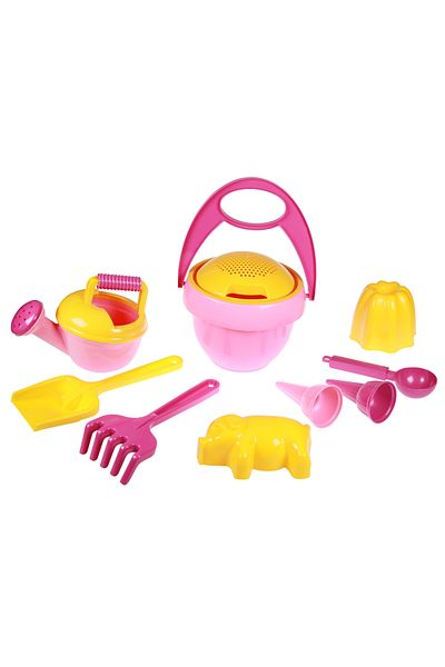 LENA 10-piece sand set, Lena, 2 YEARS+, Multicolor