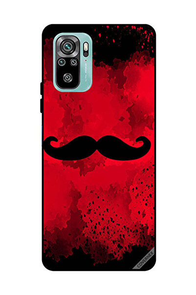 Covernex غطاء حماية لهاتف شاومي ريدمي نوت 10 4G، شارب أحمر، خلفية