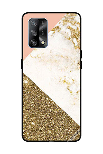 Covernex غطاء حماية لهاتف OPPO A74/F19 4G بنمط لامع ذهبي وغير لامع