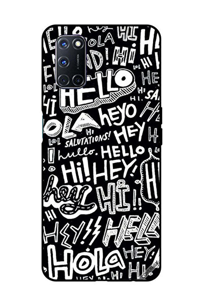 Covernex غطاء حماية لهاتف OPPO A52/A72/A92 Hi Hello Tags