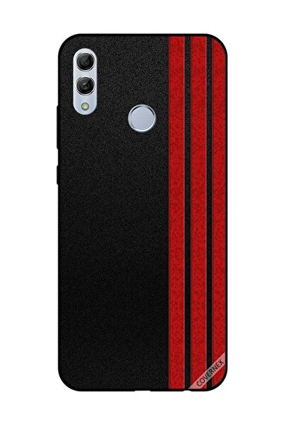 Covernex غطاء حماية لهاتف Honor 10 Lite بثلاثة خطوط عمودية حمراء