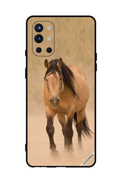 Covernex غطاء حماية لهاتف OnePlus 9R سباق الخيل البني