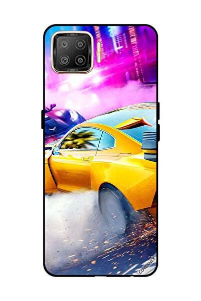 Covernex غطاء حماية لهاتف OPPO F17 - سيارة صفراء