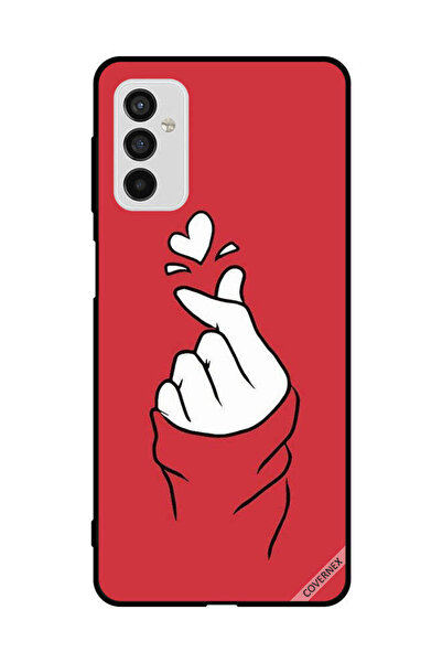 Covernex غطاء حماية لهاتف سامسونج جالاكسي M52 5G سناب لوف أحمر