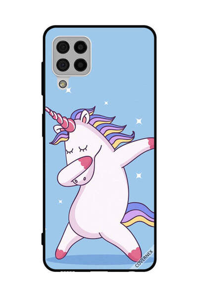 Covernex غطاء حماية لهاتف سامسونج جالاكسي A22 4G يونيكورن داب بلو