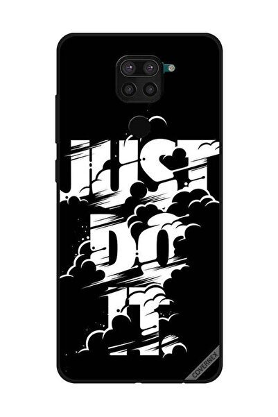 Covernex غطاء حماية لهاتف شاومي ريدمي نوت 9 - جاست دو إت، أبيض وأسود