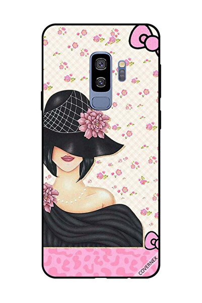 Covernex غطاء حماية لهاتف سامسونج جالاكسي S9 بلس - فتاة ذات قبعة سوداء