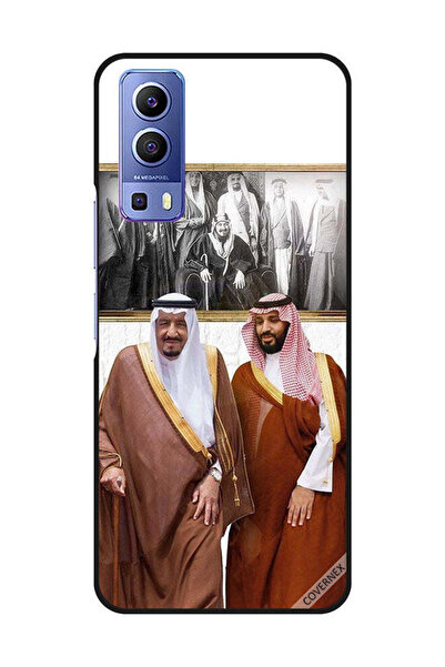 Covernex غطاء حماية لهاتف فيفو Y72 5G الملك سلمان ومحمد بن سلمان يتحدثان أثنا...