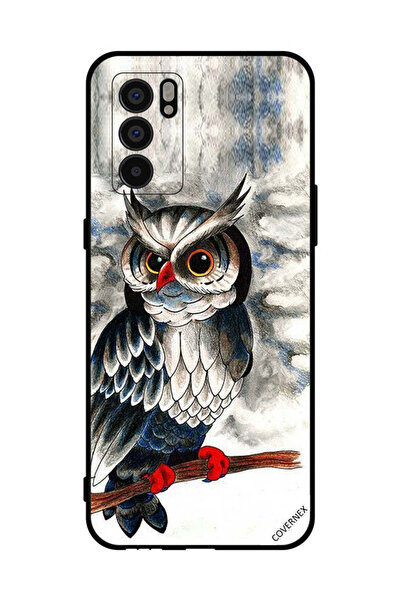 Covernex غطاء حماية لهاتف Oppo Reno6 5G - رسم بومة
