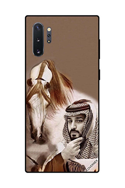 Covernex غطاء حماية لهاتف سامسونج جالكسي نوت 10 بلس محمد بن سلمان أمام حصان