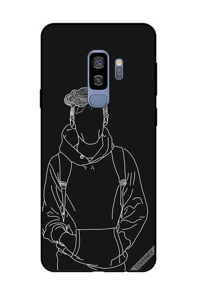 Covernex غطاء حماية لهاتف سامسونج جالاكسي S9 بلس، رسم جاكت بوي