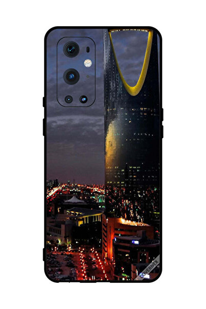 Covernex غطاء حماية لهاتف OnePlus 9 Pro منظر برج الفيصلية في المساء