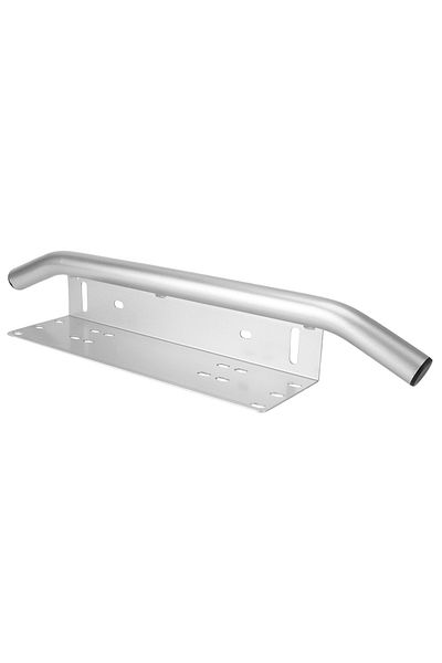Choice WHITE Front Bumper License Plate Off Road LED Light Bar Frame Holder Log Light Mount Bracket Univers