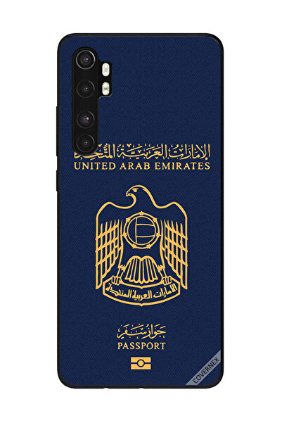 Covernex غطاء حماية لهاتف شاومي مي نوت 10 لايت - قماش علم الإمارات العربية ال...