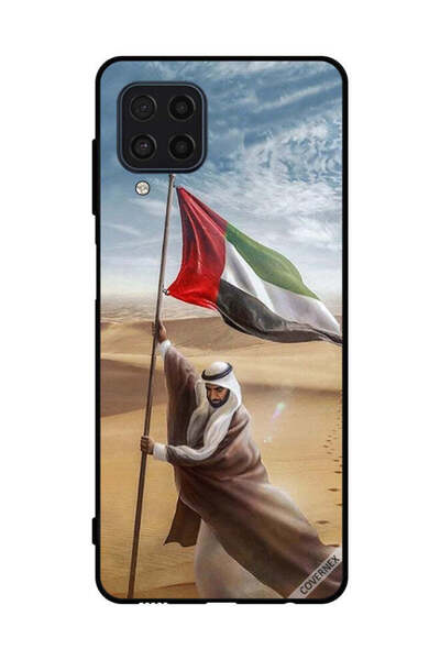Covernex غطاء حماية لهاتف سامسونج جالاكسي M22 4G، علم الإمارات العربية المتحد...