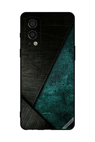Covernex Protective Case Cover For OnePlus Nord 2 5G Black & Dark Green Pattern