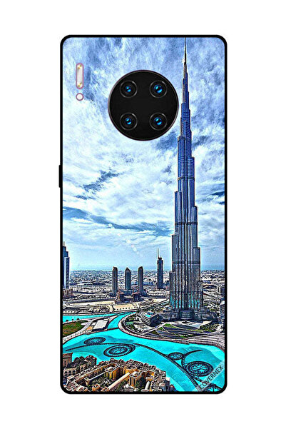 Covernex غطاء حماية لهاتف هواوي ميت 30 برو - برج خليفة - غيوم مؤثرة