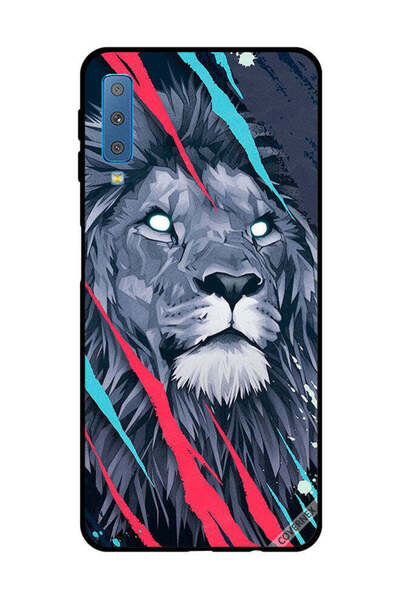 Covernex غطاء حماية لهاتف سامسونج جالاكسي A7 2018 - فن الأسد الملك