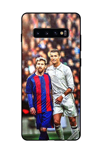 Covernex غطاء حماية لهاتف سامسونج جالاكسي S10 بلس ميسي ورونالدو
