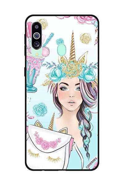 Covernex غطاء حماية لهاتف سامسونج جالاكسي M40/A60 رموش على الحقيبة وفتاة وحيد...