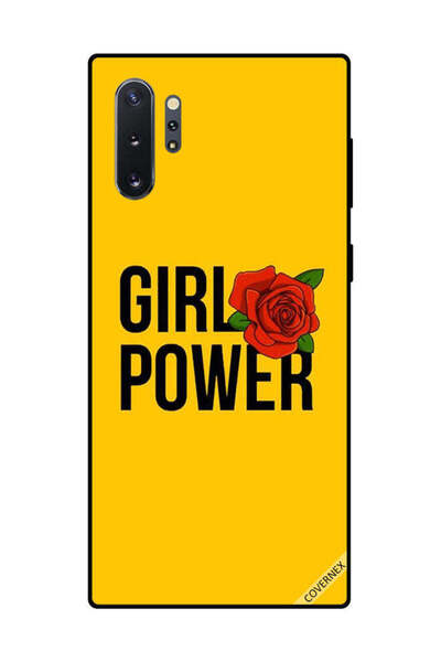 Covernex غطاء حماية لهاتف سامسونج جالكسي نوت 10 بلس - فتاة باور يلو