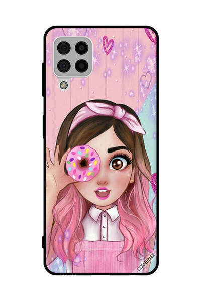 Covernex Protective Case Cover For Samsung Galaxy A22 4G Cute Little Girl Hol...