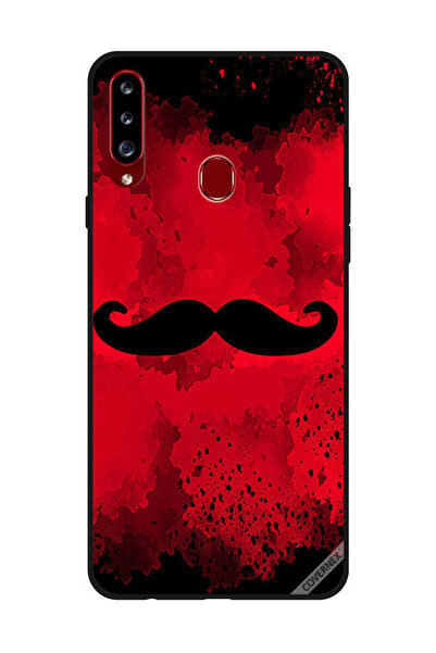 Covernex Protective Case Cover For Samsung Galaxy A20s Coustache Red Bg