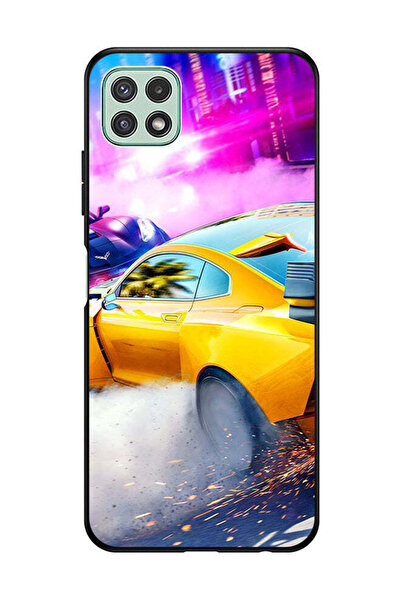 Covernex غطاء حماية لهاتف سامسونج جالاكسي A22 5G - سيارة صفراء