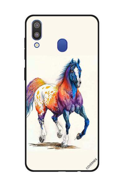 Covernex غطاء حماية لهاتف سامسونج جالاكسي M20 - حصان ملون