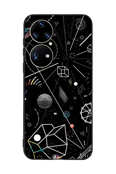 Covernex غطاء حماية لهاتف هواوي بي 50 بأشكال هندسية