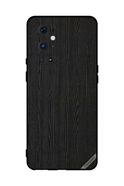 Covernex غطاء حماية لهاتف OnePlus 9 Pro بنمط خشبي أسود