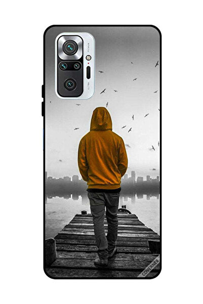 Covernex غطاء حماية لهاتف شاومي ريدمي نوت 10 برو 4G - فتى حزين يمشي