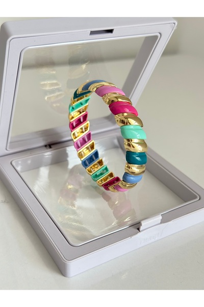 mibrillo Colorful Elastic Porcelain Bracelet Trend Summer Bracelet Bracelet