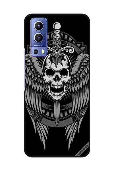 Covernex غطاء حماية لهاتف Vivo Y72 5G جمجمة بأجنحة نسر