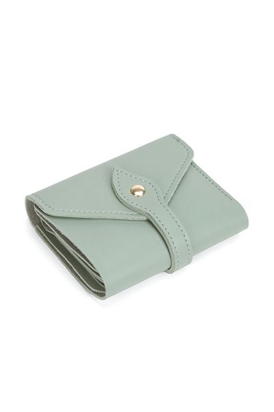 Av A Dos Mini Women's Wallet with Hand Wrist Strap Cash Coin Compartment Wallet with Leaflet