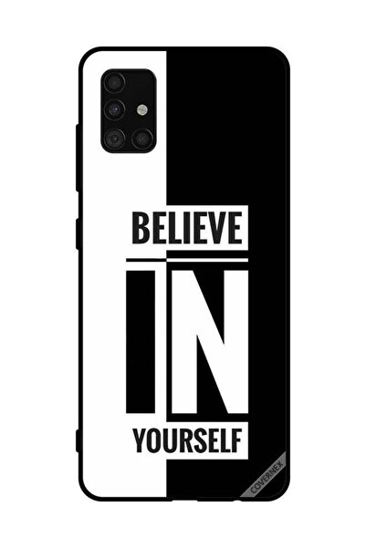 Covernex غطاء حماية لهاتف سامسونج جالاكسي A51 4G ثق بنفسك باللونين الأبيض وال...