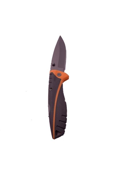 dalimag Cuțit model Bear Grylls SG01 pentru camping, deschidere manuală, teacă neagră, 24 cm, Dalimag