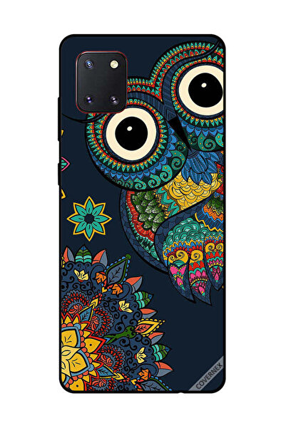Covernex غطاء حماية لهاتف سامسونج جالكسي نوت 10 لايت بتصميم بومة زهرية