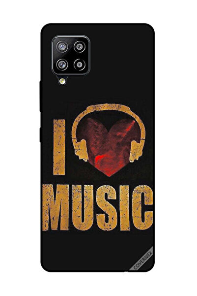 Covernex غطاء حماية لهاتف سامسونج جالاكسي M42 5G، تصميم كلاسيكي، أحب الموسيقى