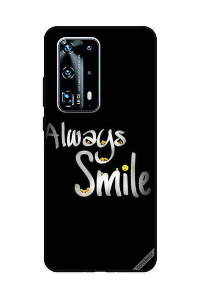Covernex غطاء حماية لهاتف هواوي بي 40 برو بلس - ابتسم دائمًا