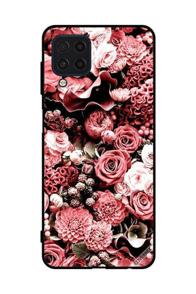 Covernex Protective Case Cover For Samsung Galaxy M32 4G Peach Roses 2