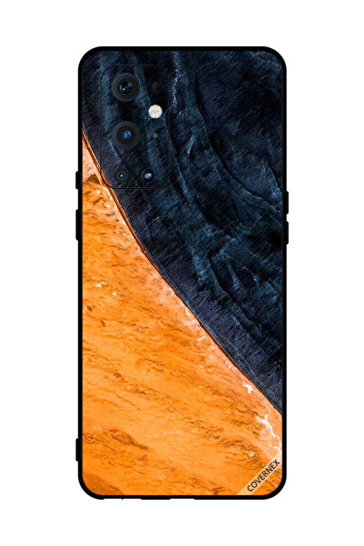 Covernex غطاء حماية لهاتف OnePlus 9 Pro بنمط طلاء أصفر وأسود