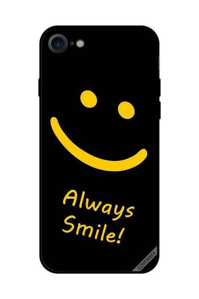 Covernex غطاء حماية لجهاز iPhone SE 2020 - ابتسامة دائمة، أصفر