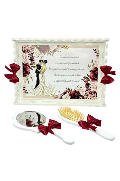 OEM Set tava pentru gatitul miresei, personalizat mire si mireasa, format din...