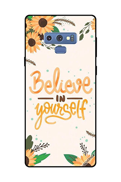 Covernex غطاء حماية لهاتف سامسونج جالكسي نوت 9 - ثق بنفسك - زهور الشمس