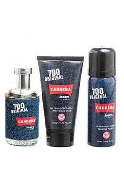 Carrera مجموعة 700 أوريجينال أومو للرجال EDT 75 مل مع جل استحمام 50 مل مع بخاخ للجسم 50 مل
