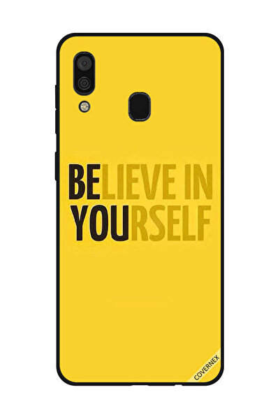 Covernex غطاء حماية لهاتف سامسونج جالكسي A30 - ثق بنفسك - أصفر