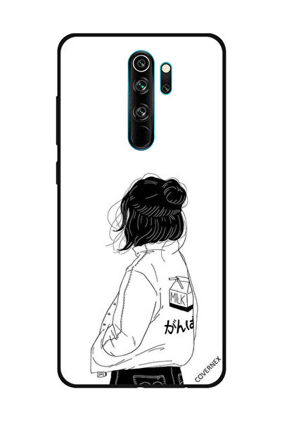 Covernex غطاء حماية لهاتف شاومي ريدمي نوت 8 برو فتاة تفكر بعمق كبير